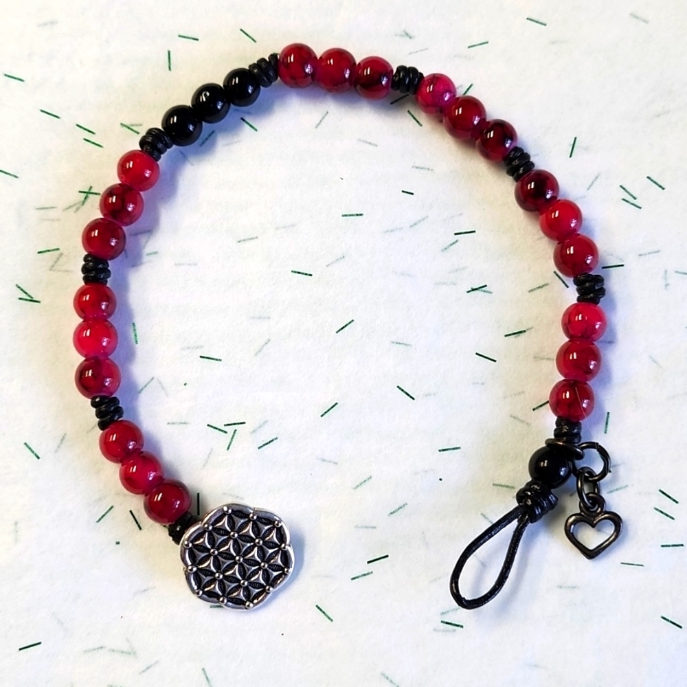 **PRICE DROP**Red & Black Bracelet!